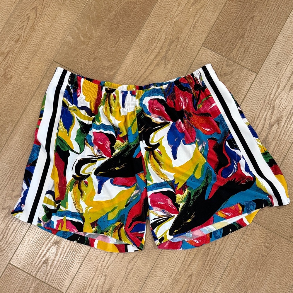 Norma Kamala Floral Track Shorts